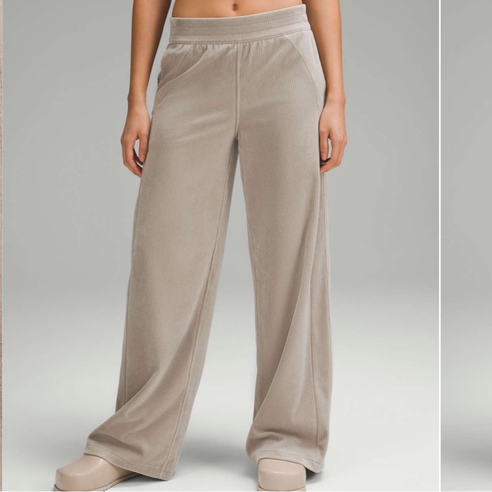 Lululemon Scuba Wide Leg Pant Velvet Cord*
